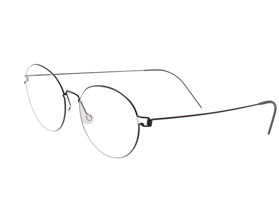 Lunettes de vue LINDBERG Panto pu9 vue de profil monture titane légère forme panto – Optique Audition Suin Valenciennes